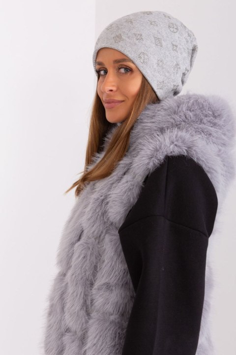 Czapka Model AT-CZ-2325.86 Grey - AT AT Czapka Model AT-CZ-2325.86 Grey - AT AT