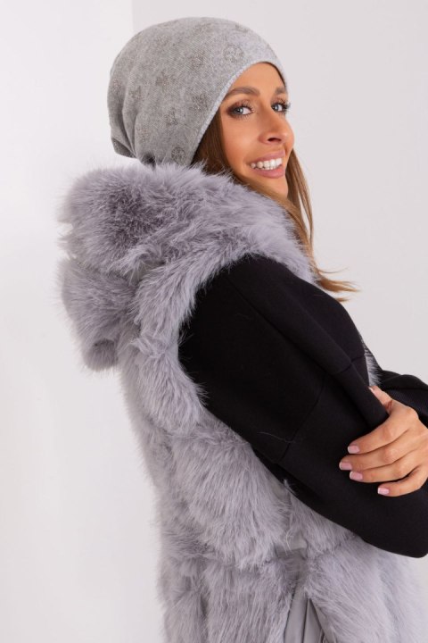 Czapka Model AT-CZ-2325.86 Grey - AT AT Czapka Model AT-CZ-2325.86 Grey - AT AT