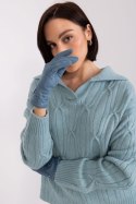 Rękawiczki Model AT-RK-239507.94P Grey/Blue - AT AT