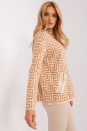 Sweter Damski Model AT-SW-2341.00P Camel - AT AT