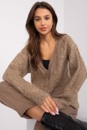 Sweter Damski Model AT-SW-2358.31 Dark Beige - AT AT
