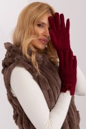 Rękawiczki Model AT-RK-239506.98 Bordo - AT AT
