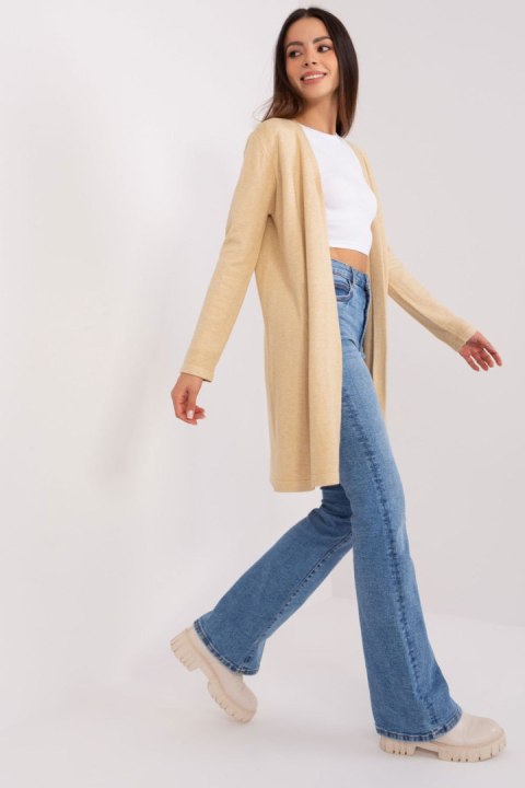 Sweter Kardigan Model AT-SW-2333.31X Beige - AT AT Sweter Kardigan Model AT-SW-2333.31X Beige - AT AT